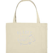 Glassy until Kick Off  - Organic Shopping-Bag