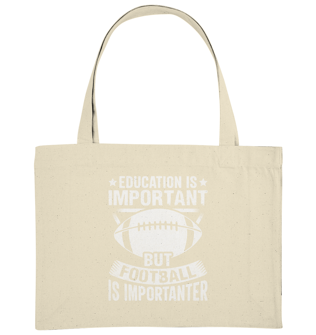 Football is importanter - Organic Shopping-Bag