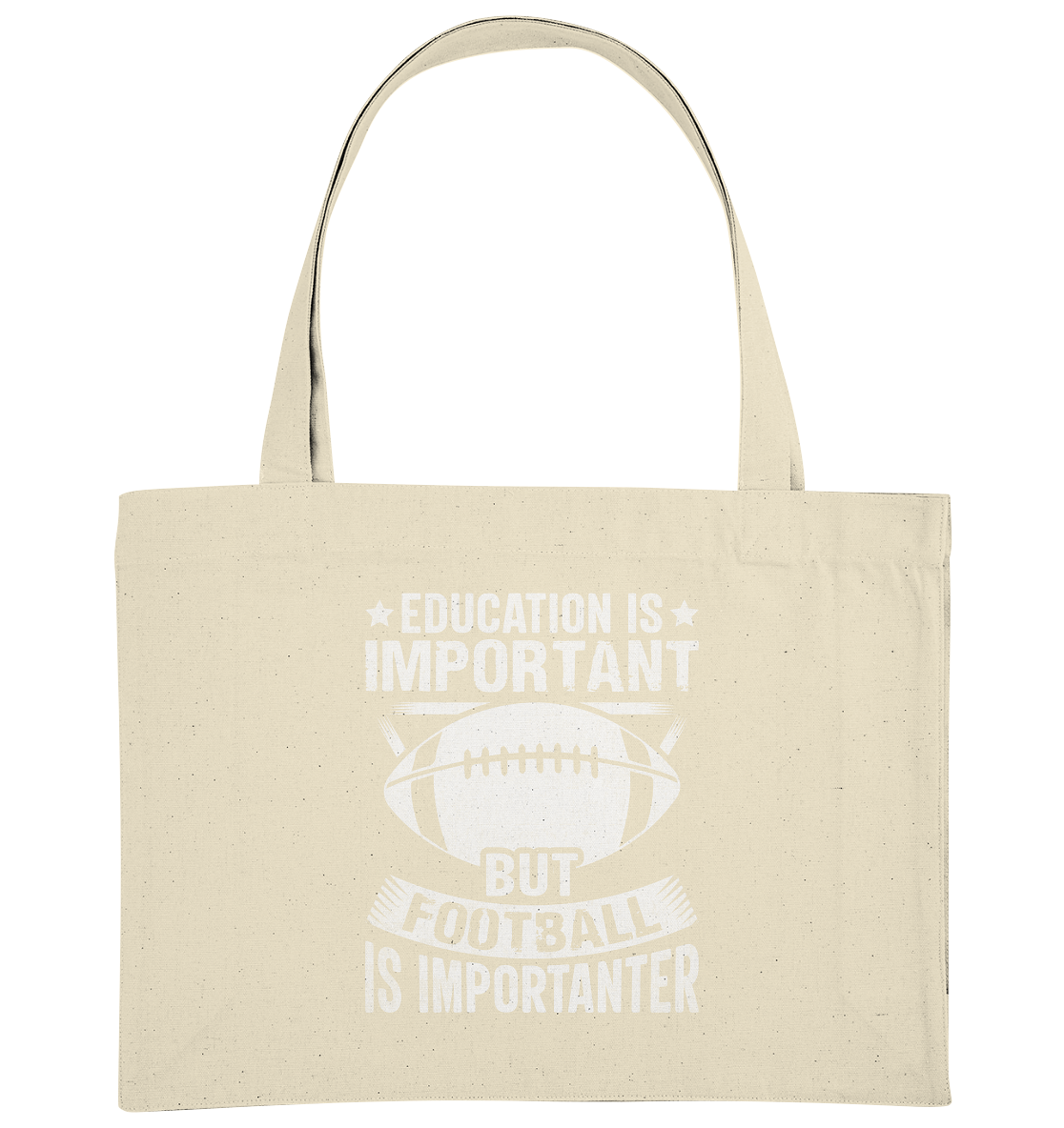 Football is importanter - Organic Shopping-Bag