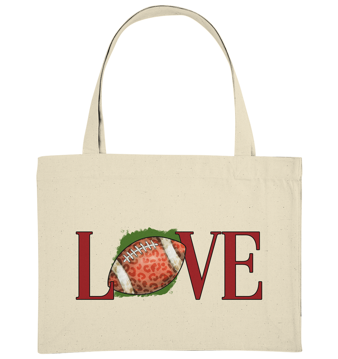 Football Love - Organic Shopping-Bag