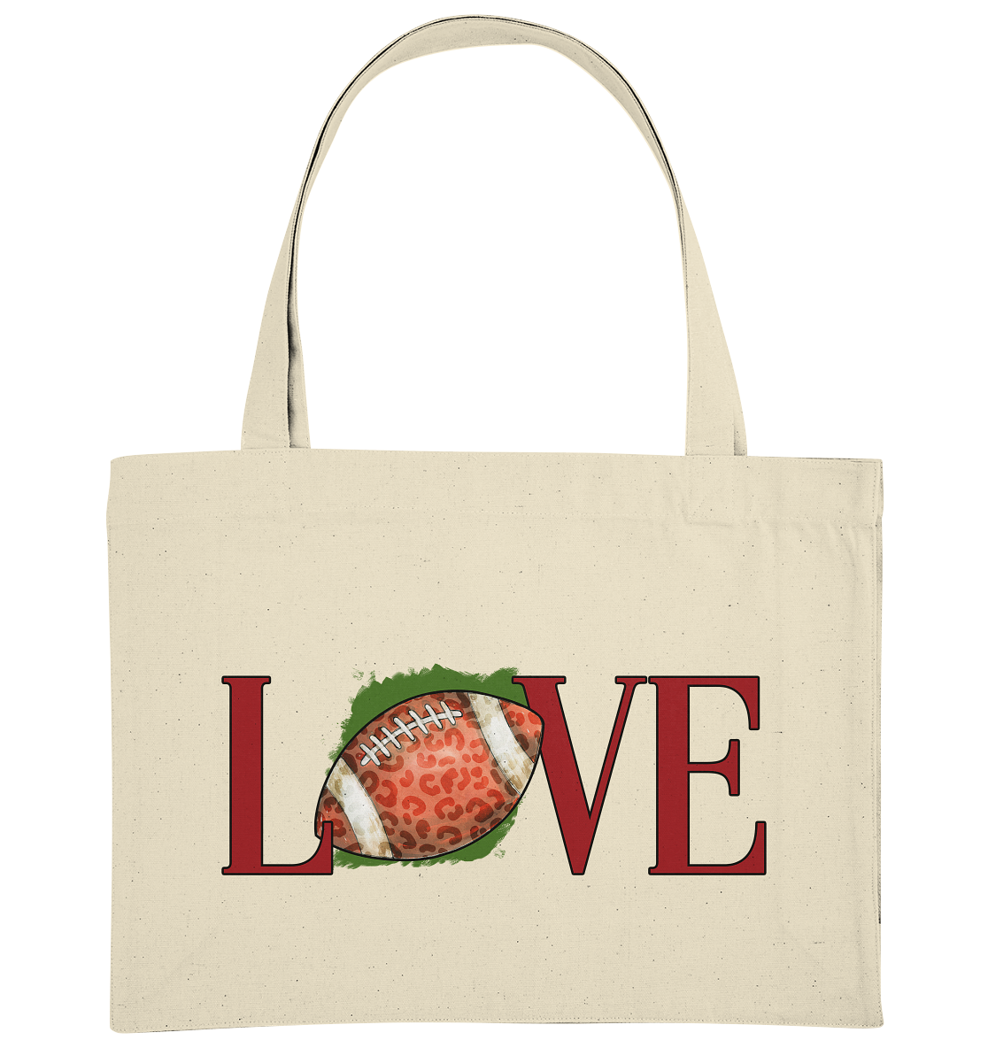 Football Love - Organic Shopping-Bag