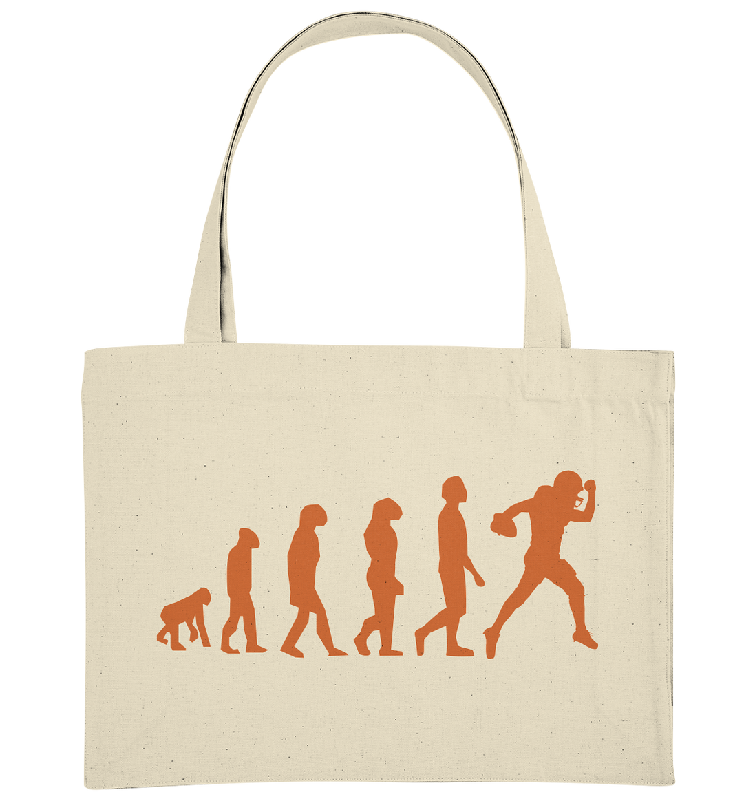American Football Evolution - Organic Shopping-Bag