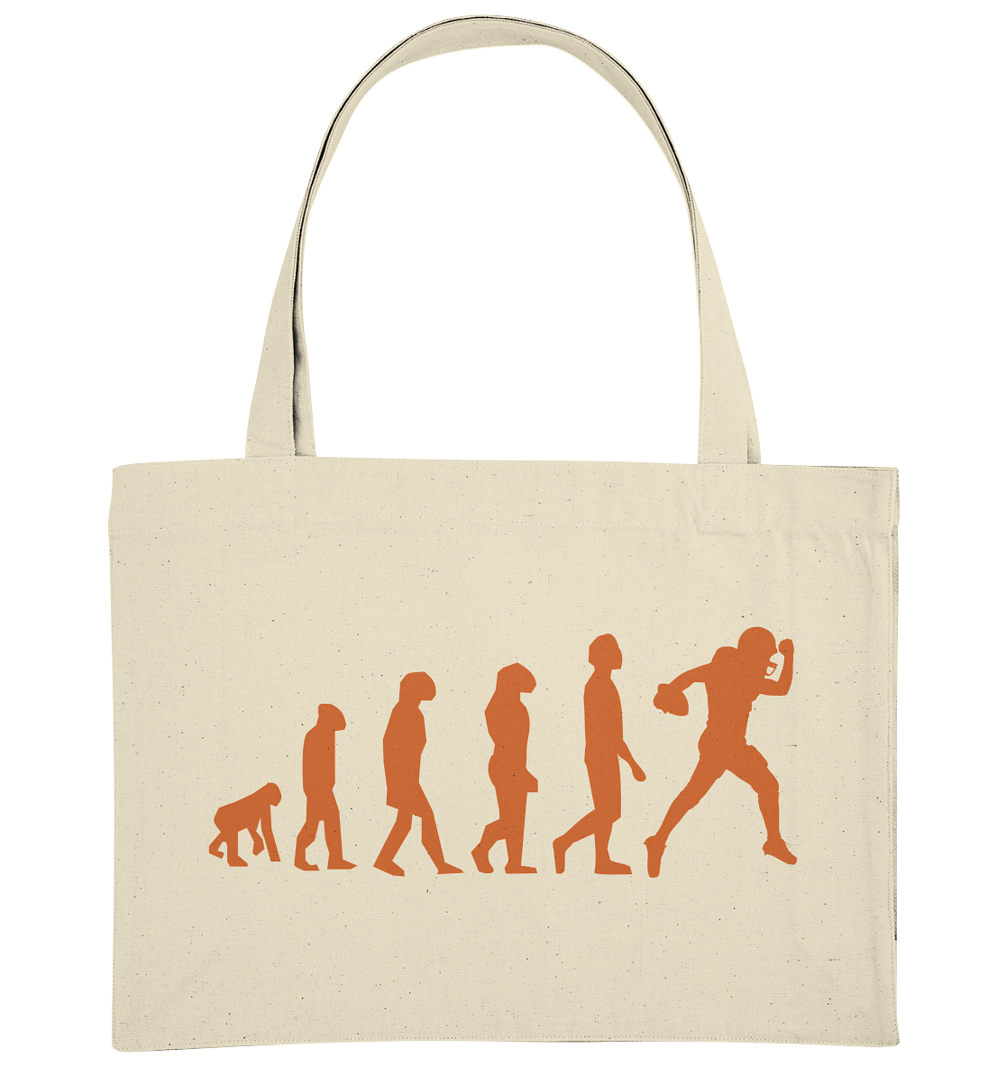 American Football Evolution - Organic Shopping-Bag