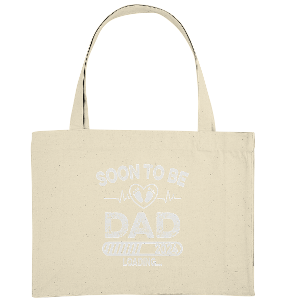 Soon to be Dad - Organic Shopping-Bag