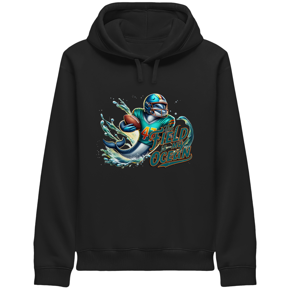 The Field is my Ocean - Organic Side Pocket Hoodie