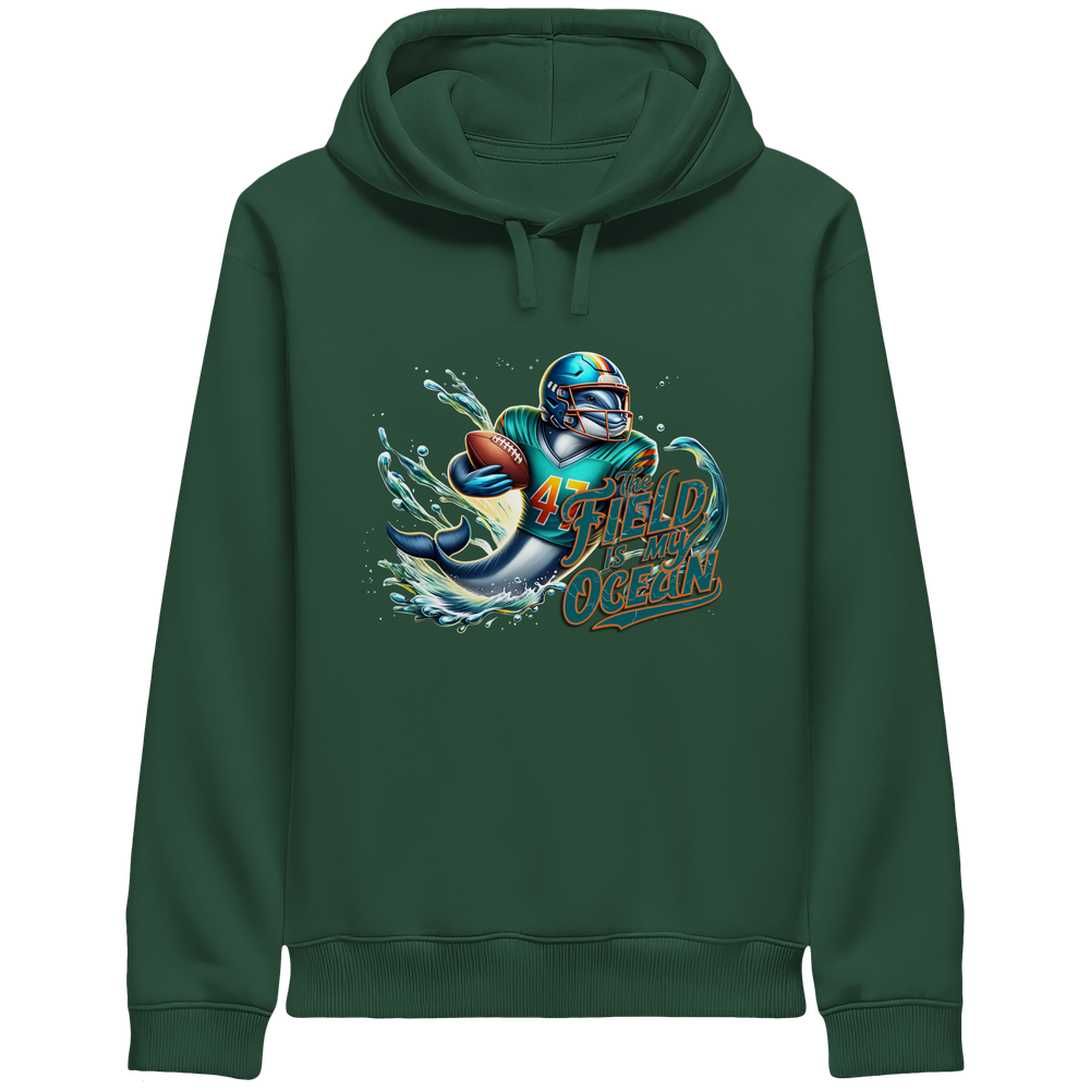 The Field is my Ocean - Organic Side Pocket Hoodie