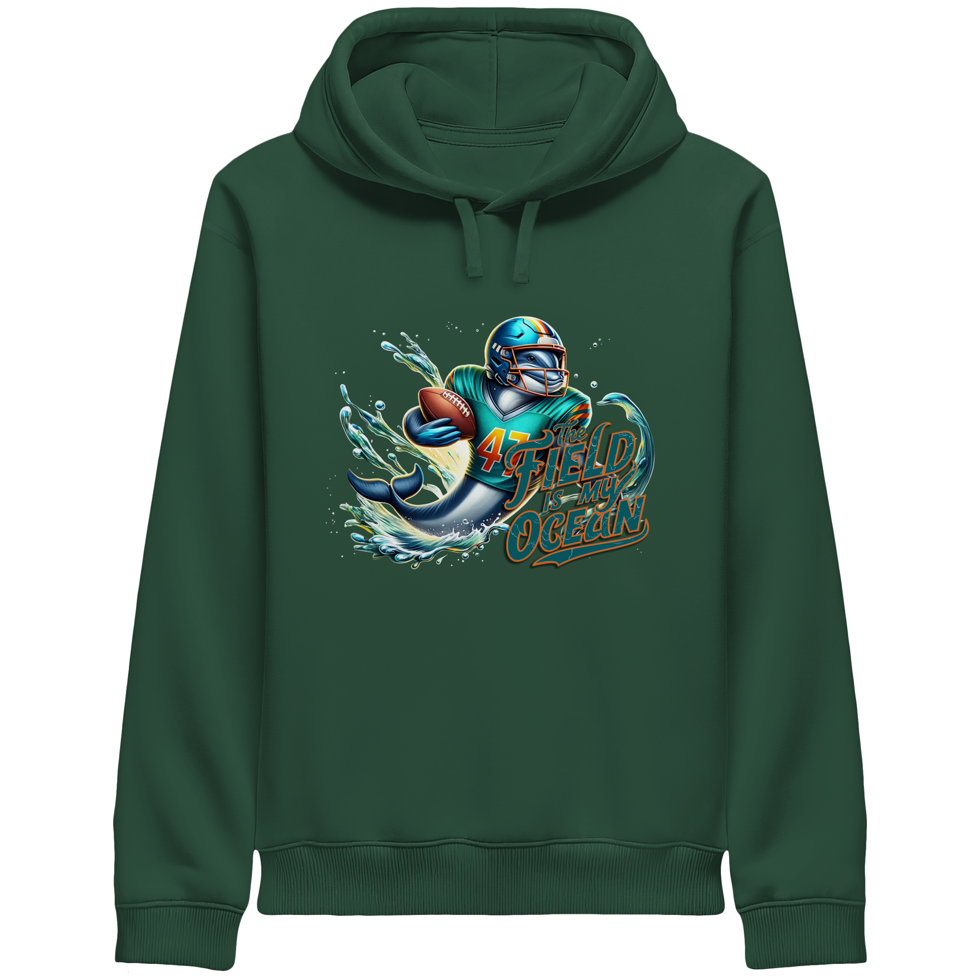 The Field is my Ocean - Organic Side Pocket Hoodie