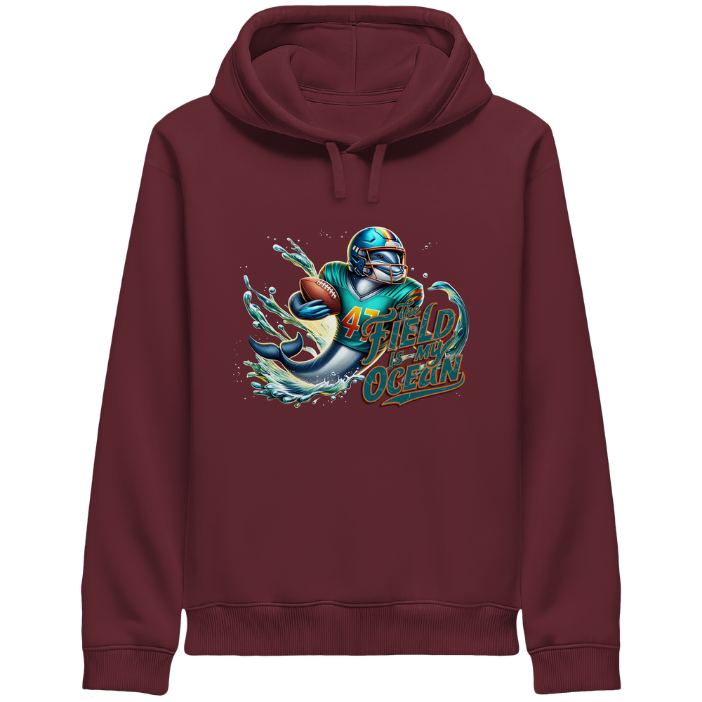 The Field is my Ocean - Organic Side Pocket Hoodie