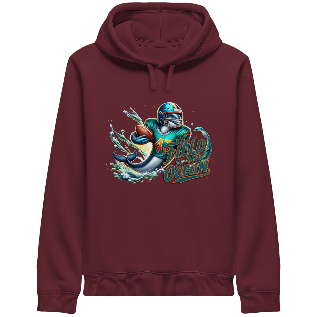 The Field is my Ocean - Organic Side Pocket Hoodie