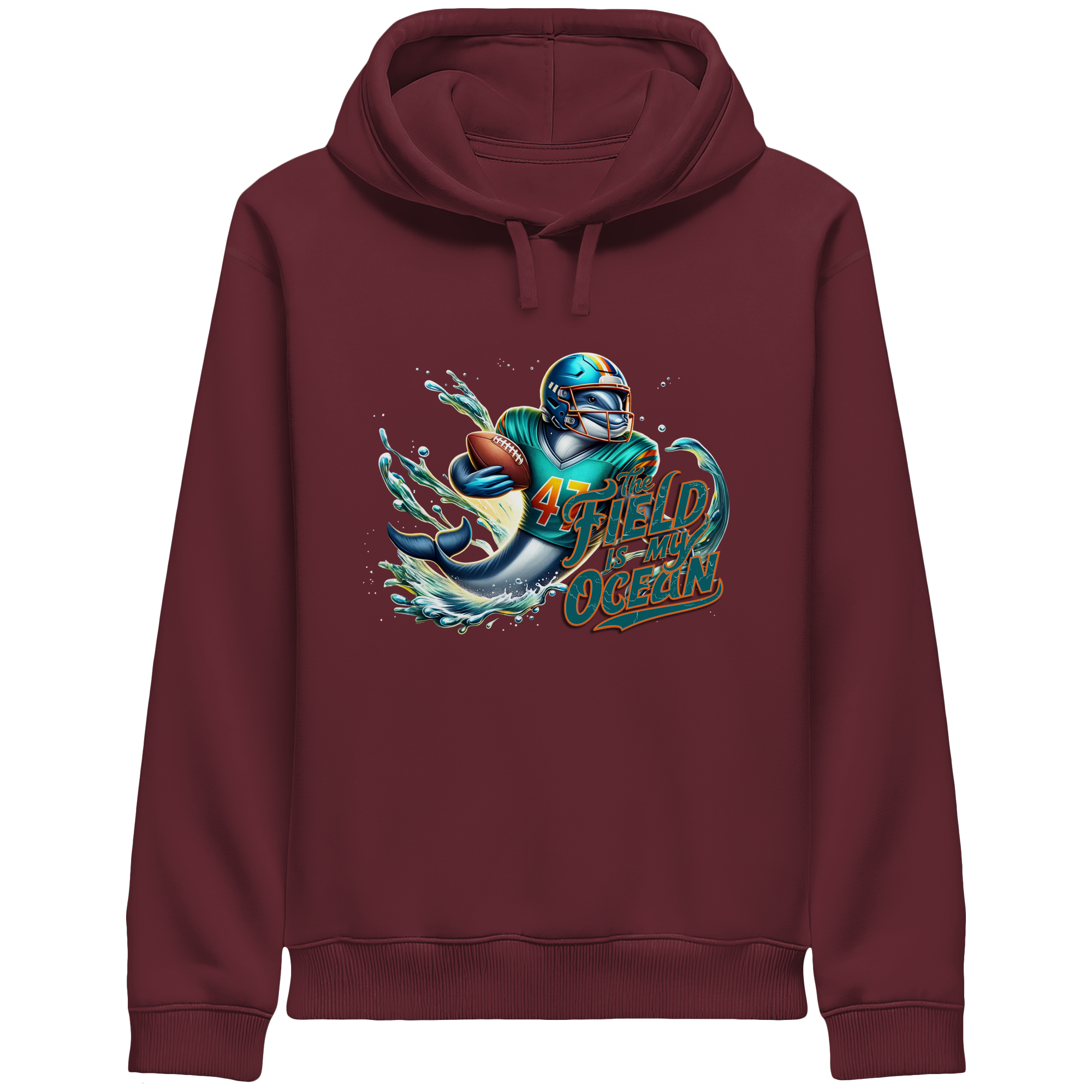 The Field is my Ocean - Organic Side Pocket Hoodie