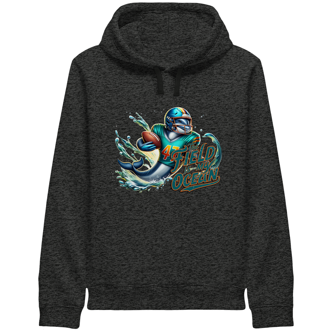 The Field is my Ocean - Organic Side Pocket Hoodie