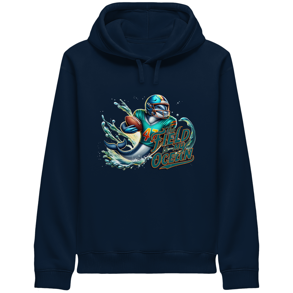 The Field is my Ocean - Organic Side Pocket Hoodie
