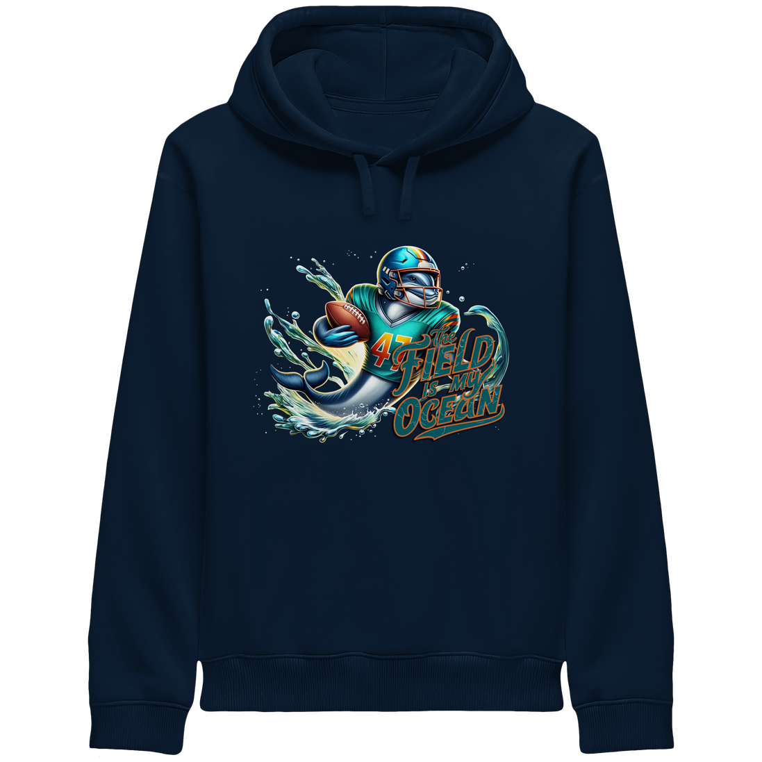 The Field is my Ocean - Organic Side Pocket Hoodie