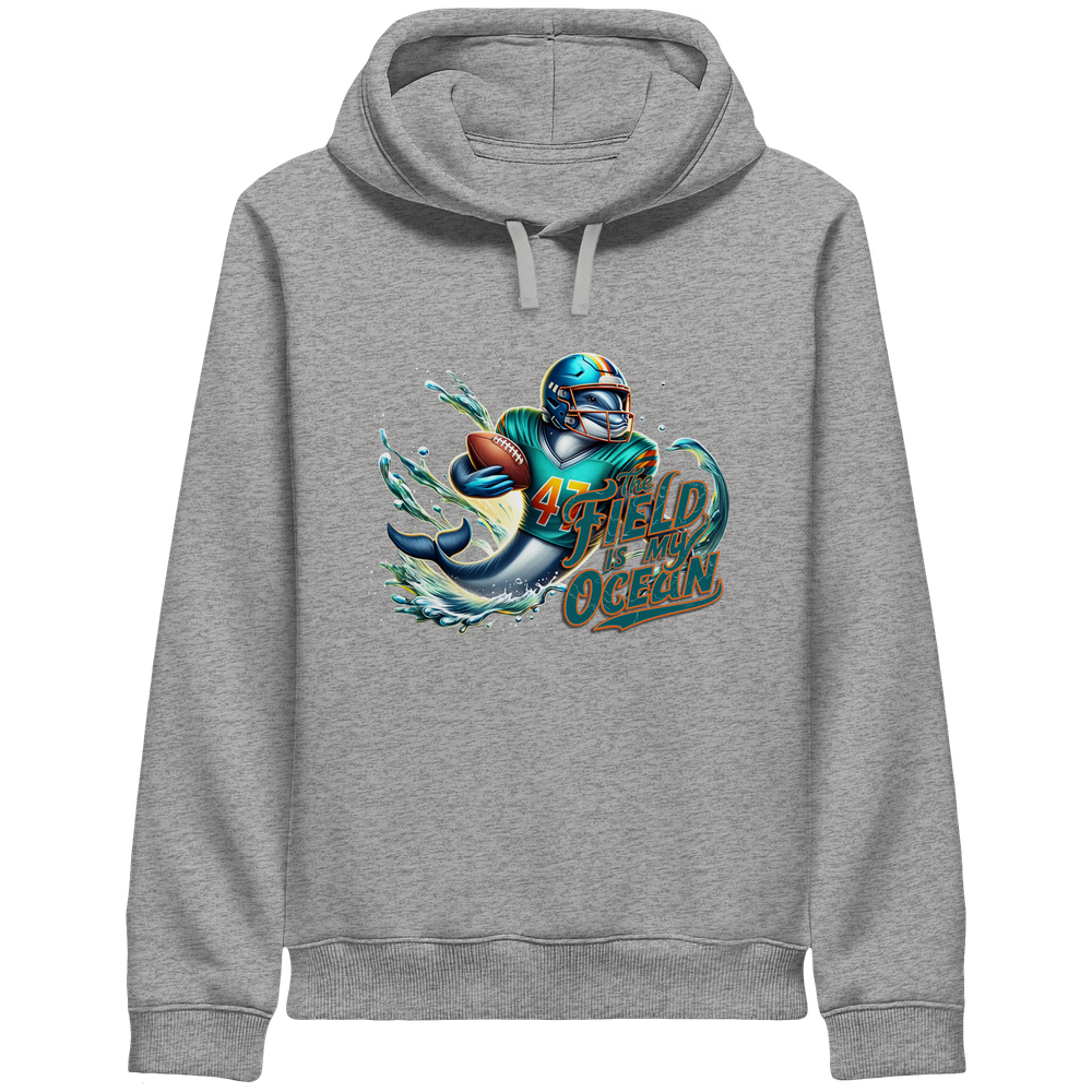 The Field is my Ocean - Organic Side Pocket Hoodie