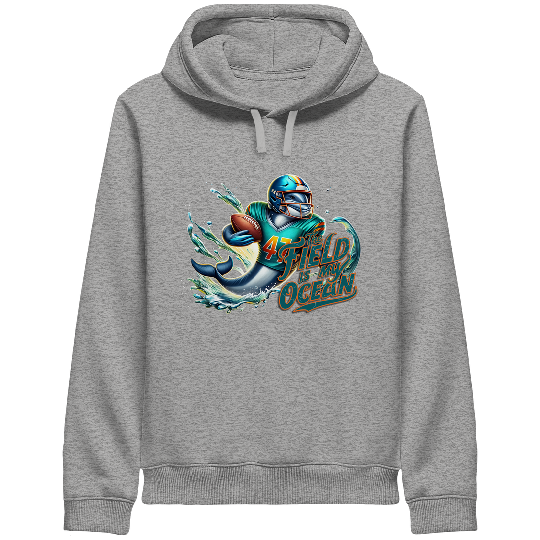 The Field is my Ocean - Organic Side Pocket Hoodie