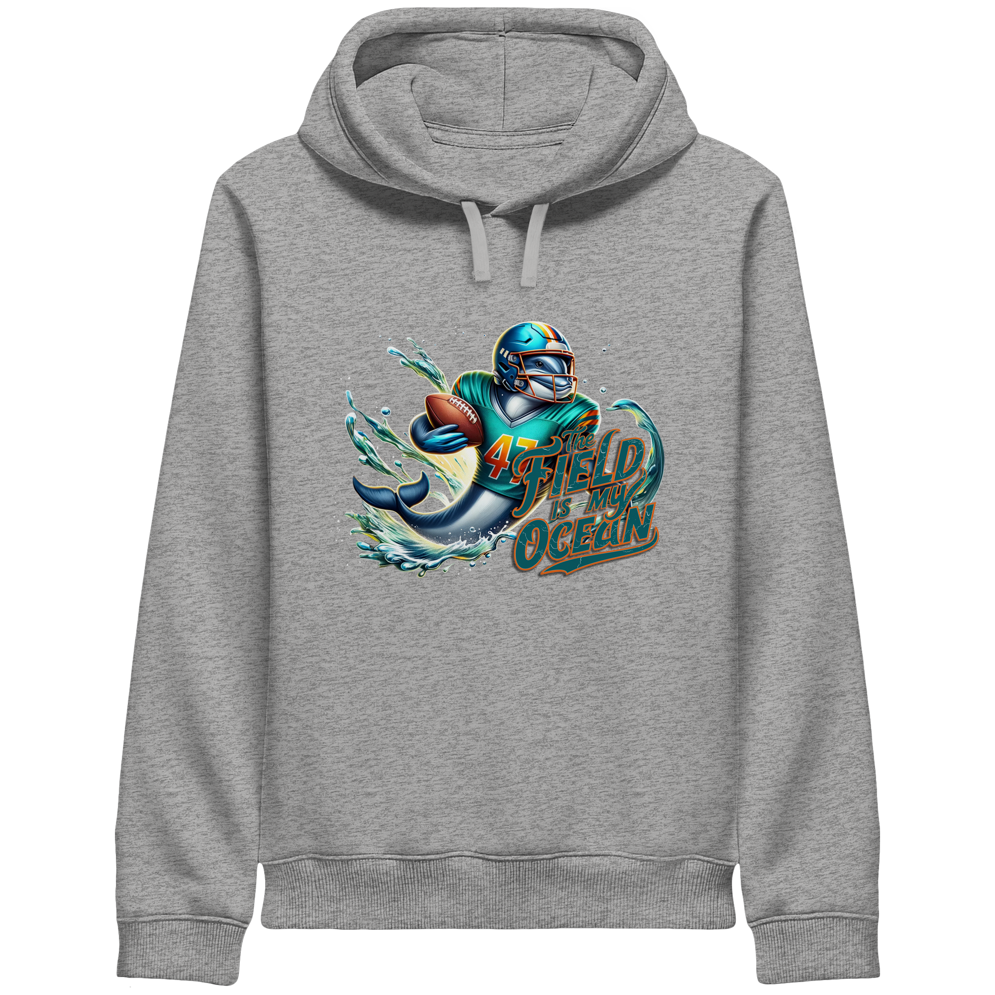 The Field is my Ocean - Organic Side Pocket Hoodie