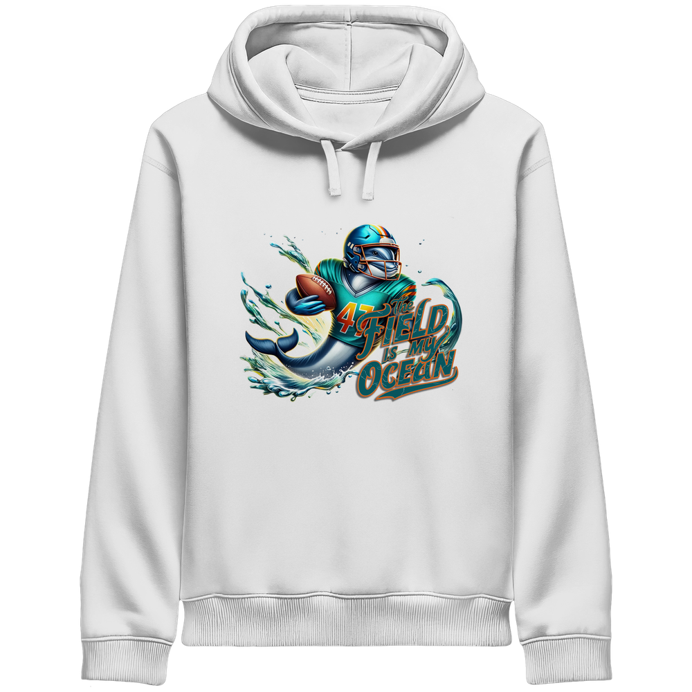 The Field is my Ocean - Organic Side Pocket Hoodie