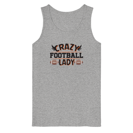 Crazy Football Lady - Organic Tank Top