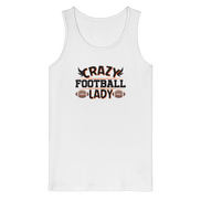 Crazy Football Lady - Organic Tank Top