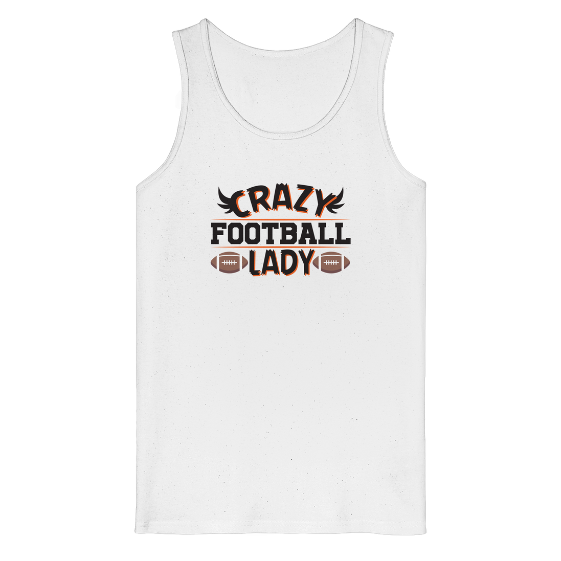 Crazy Football Lady - Organic Tank Top