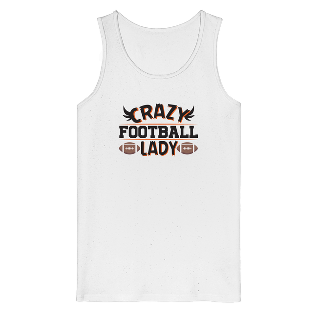 Crazy Football Lady - Organic Tank Top