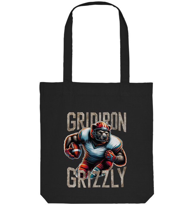 Gridiron Grizzly - Organic Tote-Bag