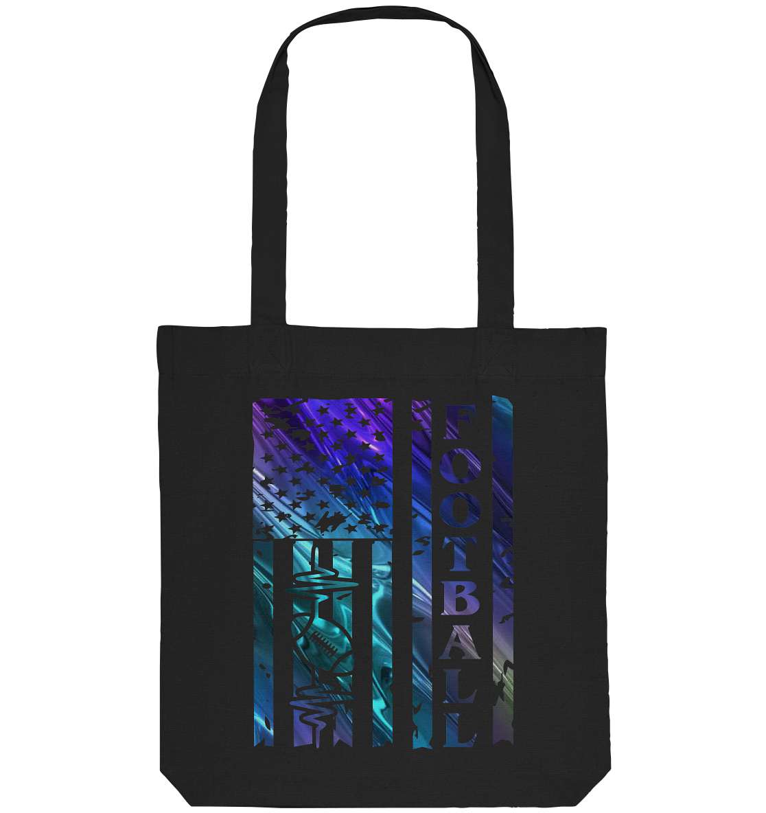 USA Football Flag  - Organic Tote-Bag