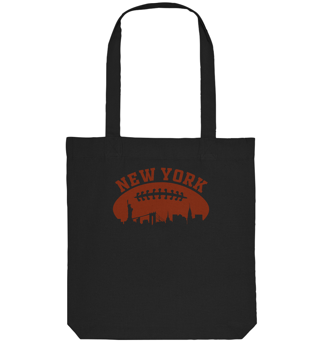 New York Football Silhoutte  - Organic Tote-Bag