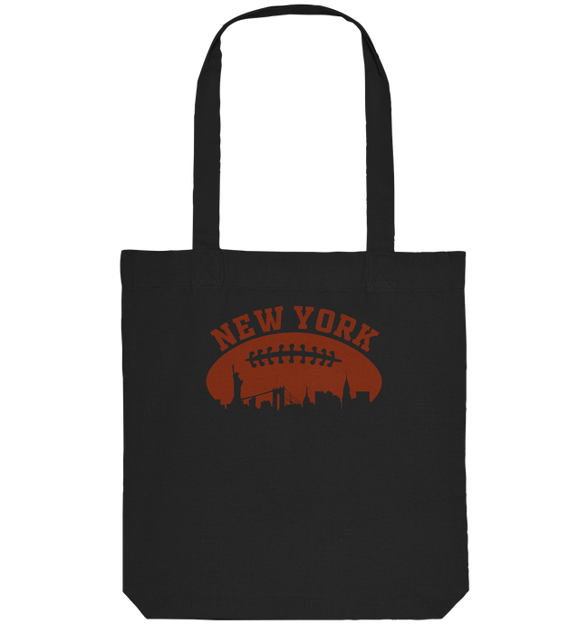 New York Football Silhoutte  - Organic Tote-Bag