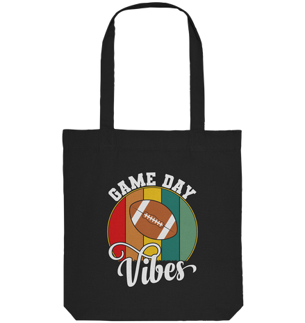 Game Day Vibes White - Organic Tote-Bag