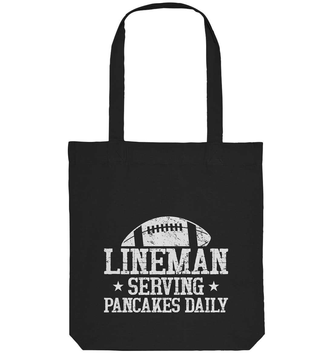 Lineman Serving Pancakes - Organic Tote-Bag