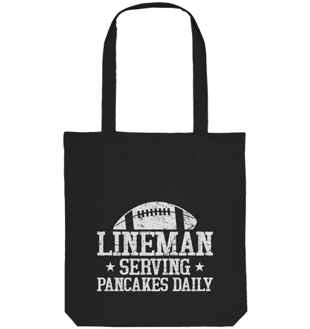 Lineman Serving Pancakes - Organic Tote-Bag