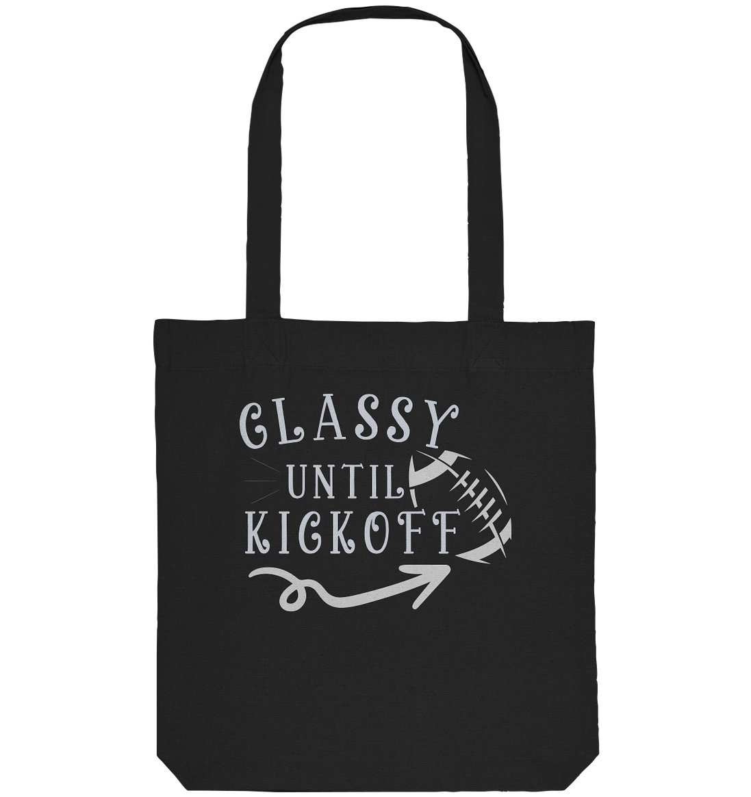Glassy until Kick Off  - Organic Tote-Bag