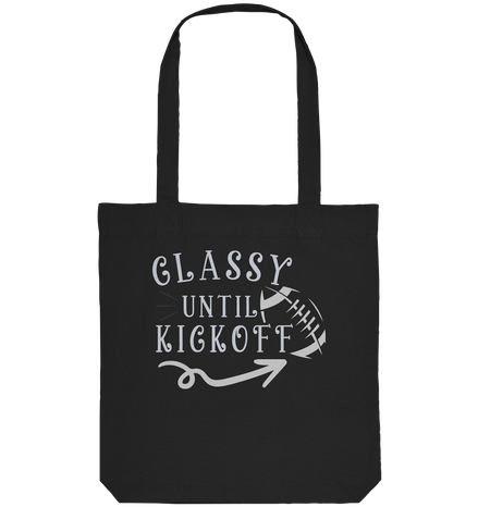 Glassy until Kick Off  - Organic Tote-Bag