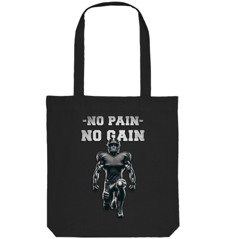 No Pain No Gain Metal  - Organic Tote-Bag