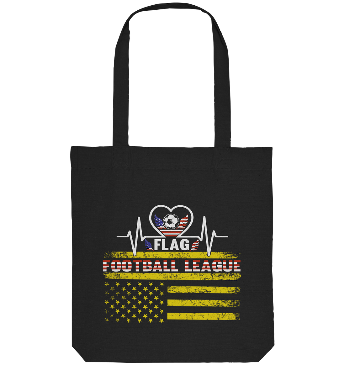 Flag Football League - Organic Tote Bag
