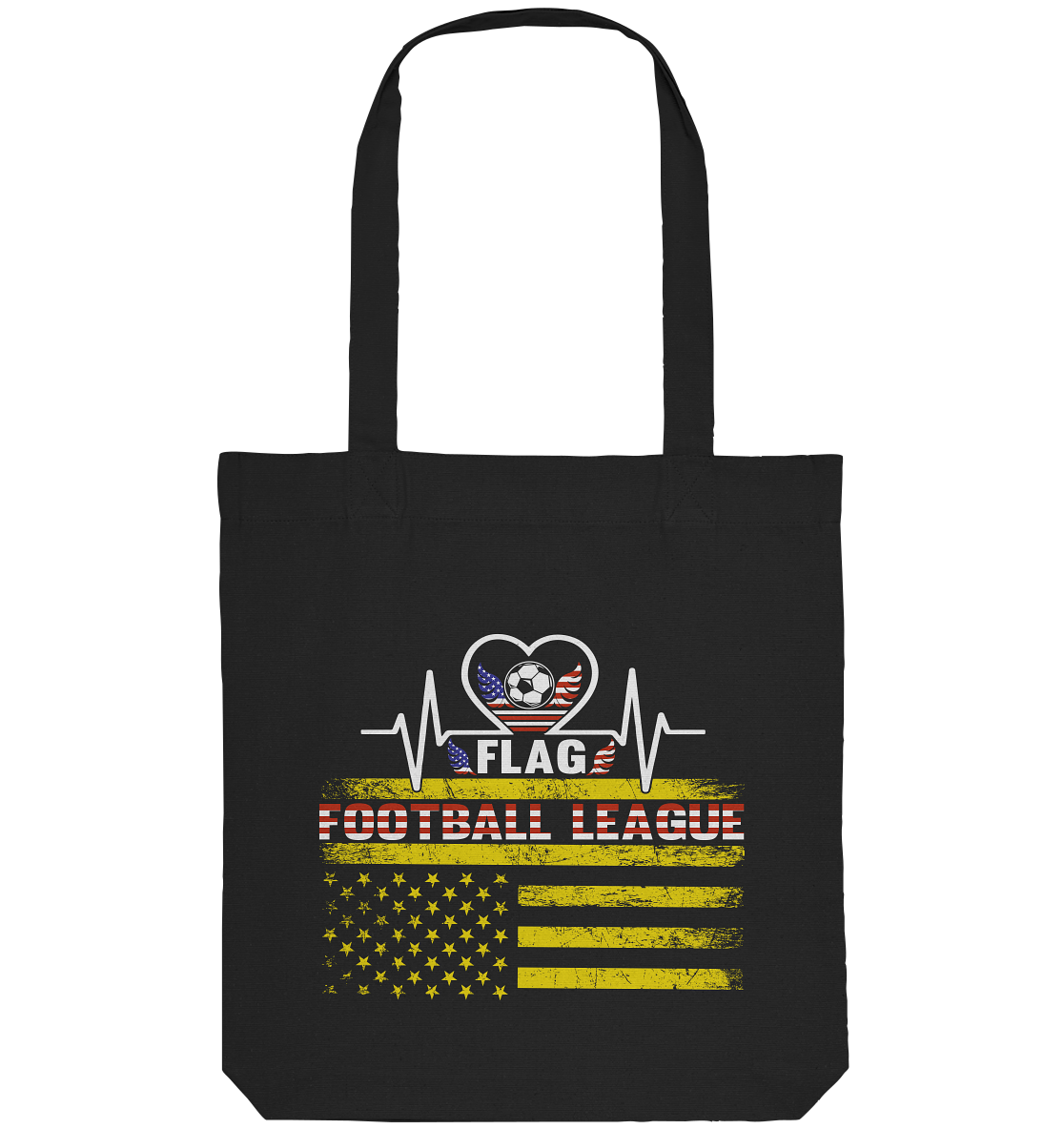 Flag Football League - Organic Tote Bag