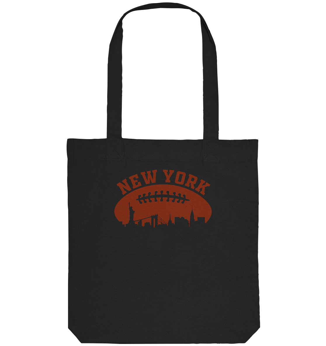 New York Football Silhoutte  - Organic Tote-Bag