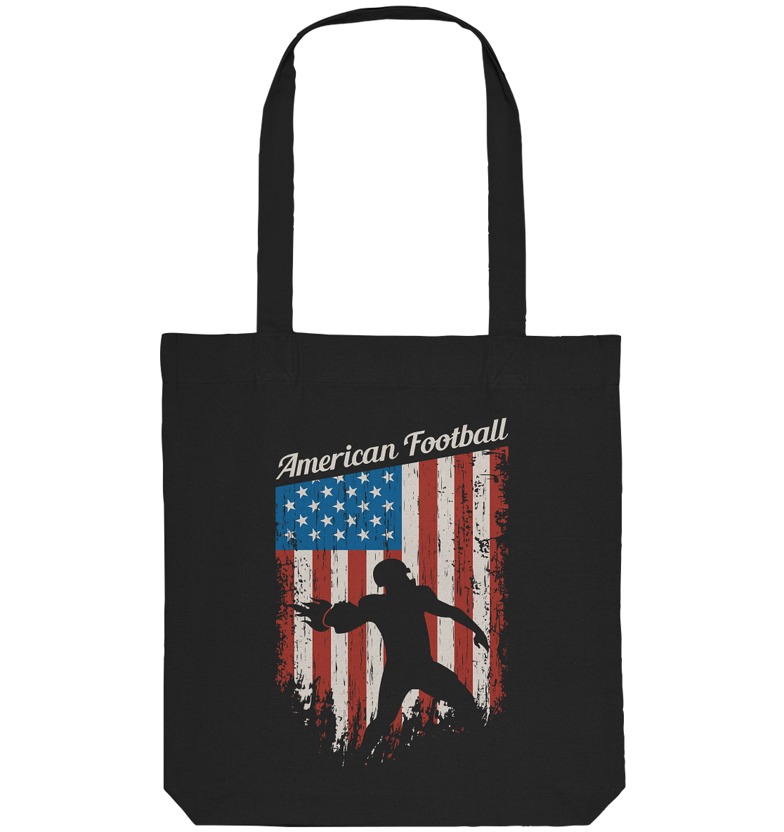American Football Banner - Organic Tote-Bag