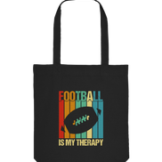 Football is my Therapy - Organic Tote Bag
