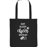 Eat Sleep Cheer - Organic Tote Bag