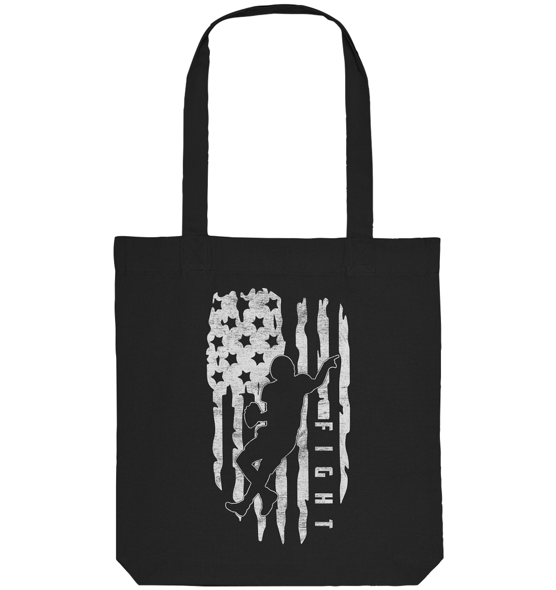 USA Flag Fight - Organic Tote-Bag