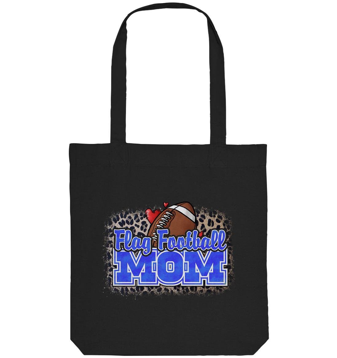 Flag Football Mom - Organic Tote-Bag