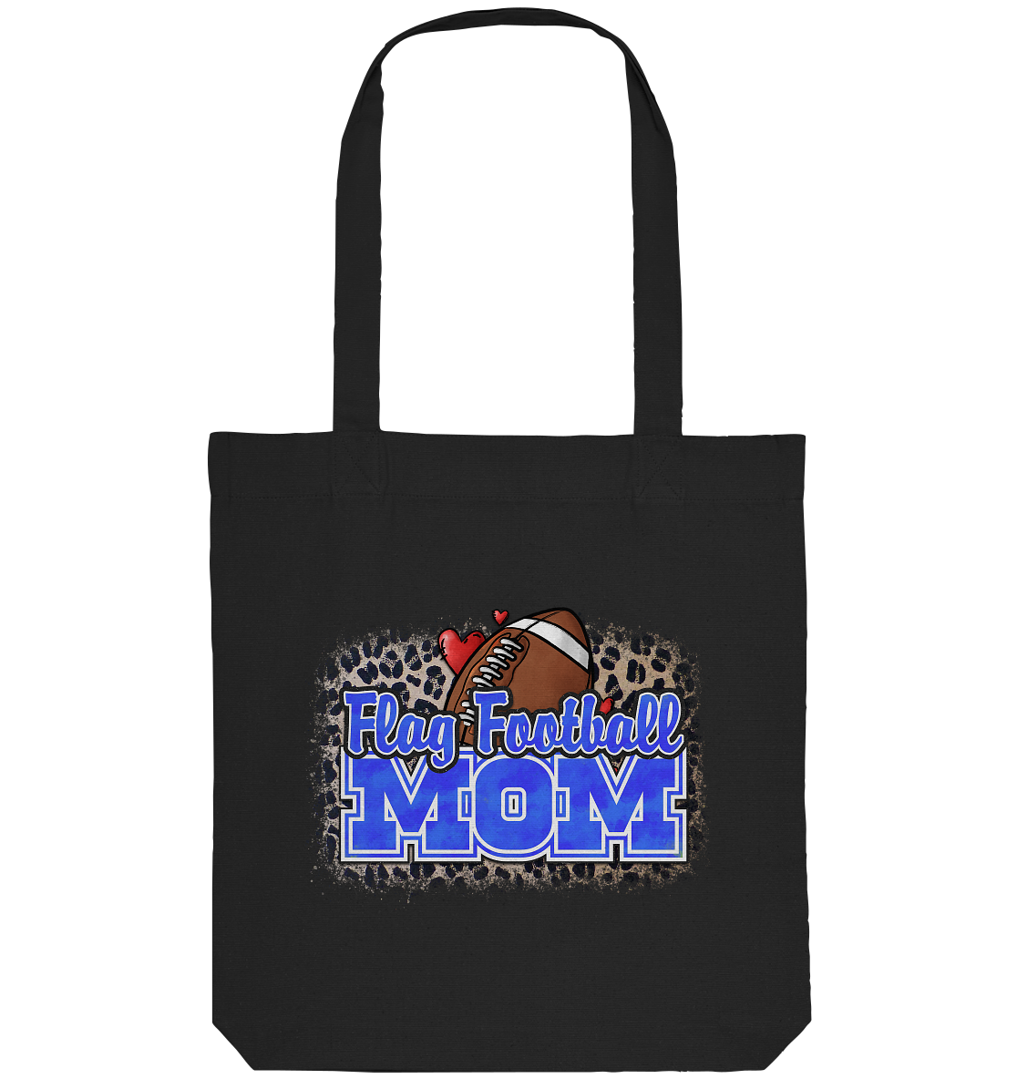 Flag Football Mom - Organic Tote-Bag