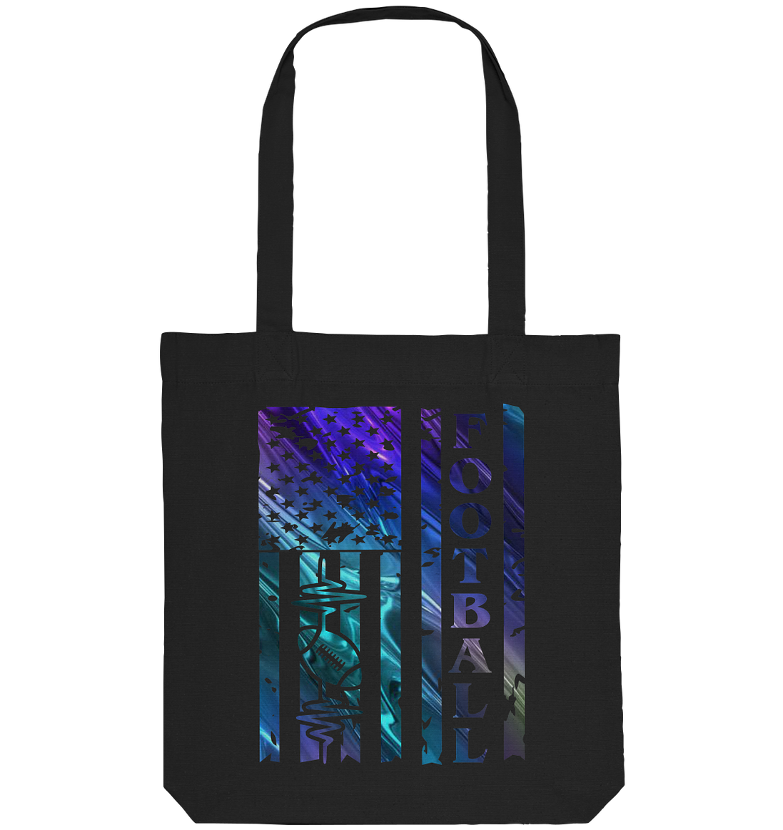USA Football Flag  - Organic Tote-Bag