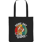 Game Day Vibes White - Organic Tote Bag