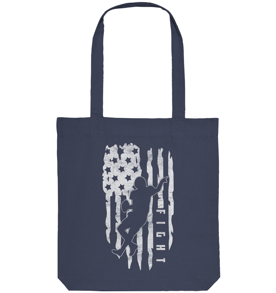 USA Flag Fight - Organic Tote-Bag