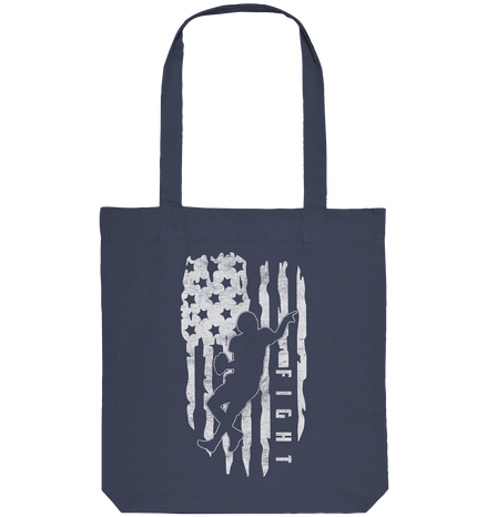 USA Flag Fight - Organic Tote-Bag