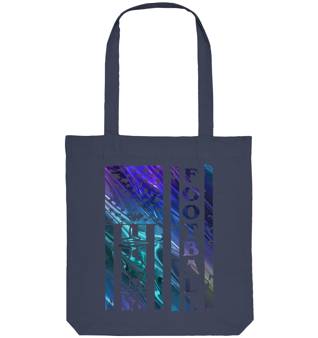 USA Football Flag  - Organic Tote-Bag