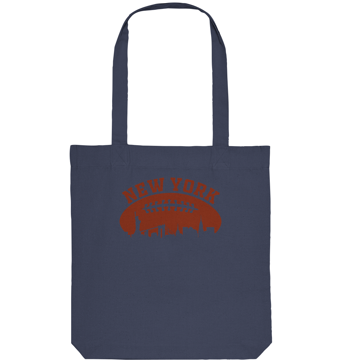 New York Football Silhoutte  - Organic Tote-Bag